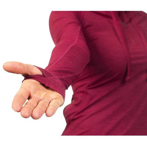 Anetik Breeze Tech Hooded Womens Long Sleeve Shirt
