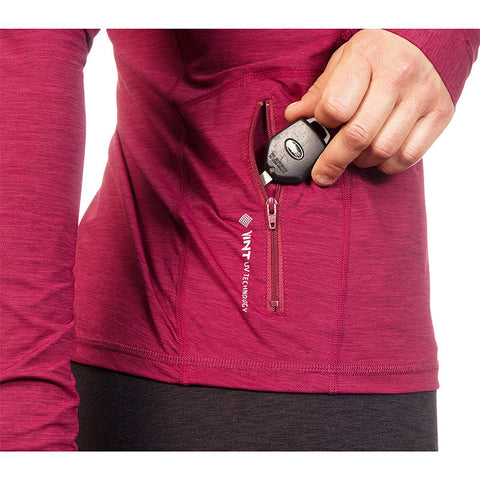 Anetik Flight Tech Hooded Womens Long Sleeve Shirt