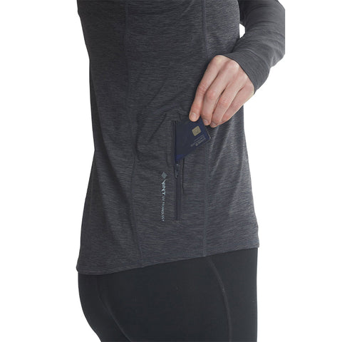 Anetik Flight Tech Hooded Womens Long Sleeve Shirt