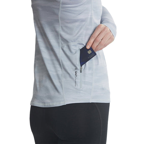 Anetik Flight Tech Hooded Womens Long Sleeve Shirt
