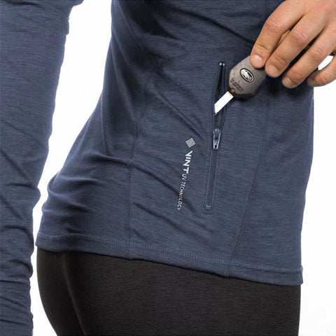 Anetik Flight Tech Hooded Womens Long Sleeve Shirt