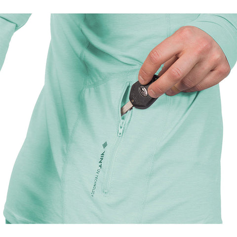 Anetik Flight Tech Hooded Womens Long Sleeve Shirt