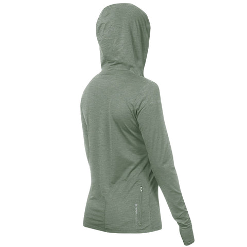 Anetik Breeze Tech Hooded Womens Long Sleeve Shirt