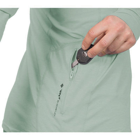 Anetik Breeze Tech Hooded Womens Long Sleeve Shirt