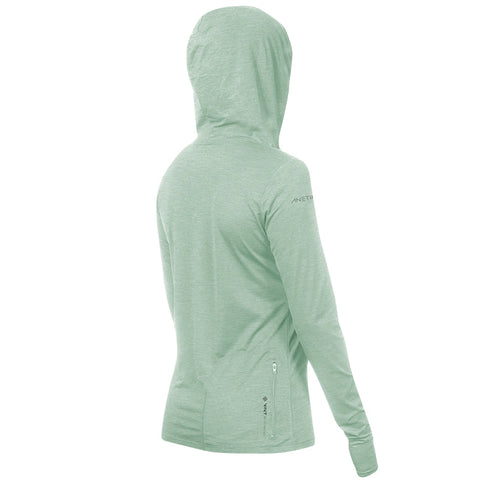 Anetik Breeze Tech Hooded Womens Long Sleeve Shirt