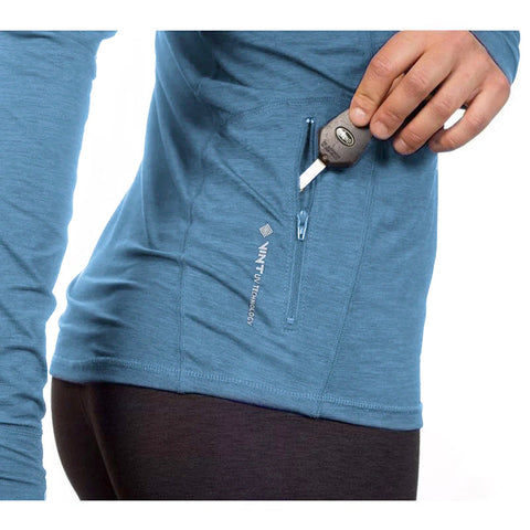 Anetik Breeze Tech Hooded Womens Long Sleeve Shirt